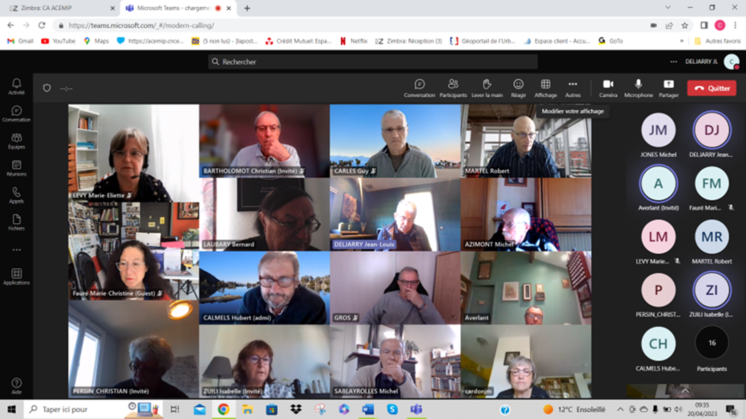 2026-04-16  Réunion Groupe de travail ACEMIP sur la PPVE (loi HUWART)